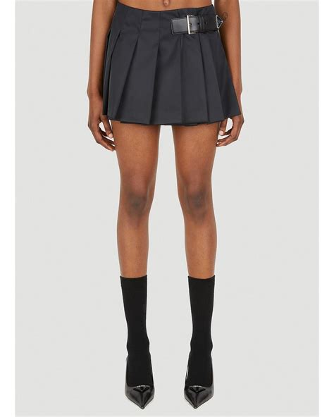 prada mini skirts for men|prada nylon pleated top.